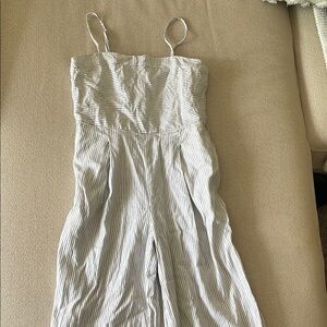 Banana Republic Striped Jumpsuit
